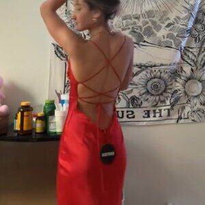 Babyboo Misha Maxi Dress- Red